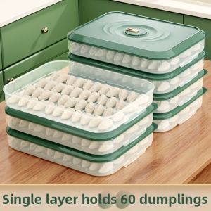 Date-Trackable Multi-layer Dumpling Storage Box