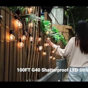 🎄คริสมาส ไฟปิงปอง ไฟคริสมาส ไฟวินเทจLED 90bulb ยาว 30เมตร หลอดแอลอีดี ขั้ว E12ปลั๊ก กันน้ำ50 bulbทังสเตนไฟโซล่าเซลล์ ไฟตกแต่งสวน