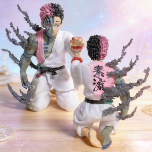 Bandai | Hot Sale Demon Slayer Akaza Figure Anime PVC Model Collection Ornament Kids Toy Desktop Decor Surprise Gift
