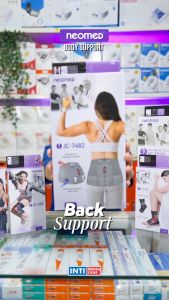 NEOMED - BACK SMILE LUMBAR Support 6" with Two Flexible Plastic Stay JC-7481 | Korset Pinggang dengan Plat Penyangga Pinggul Tulang Belakang