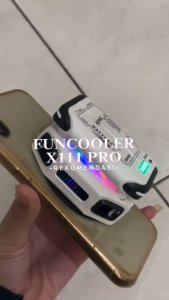 NETPAC Funcooler X111Pro Fan Cooler Wireless Rechargeable LED Display RGB Radiator Pendingin HP Cooling Fan