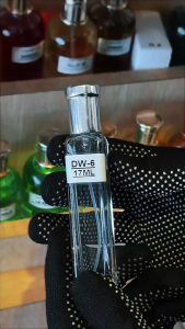 [ 1 PCS ] BOTOL KOSONG MINYAK WANGI 17ML PETAK PANJANG CLAMP & PRESS ( DW-6 )