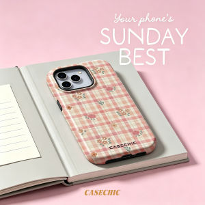 Potdemiel | Pink Emerald Big Dot For Case For iPhone 17 16 15 Pro Max TPU Anti-Scratch Outer Shell Raised Screen CaseChic