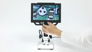 【จาก สมุทรปราการ】การขยาย1600x กล้องจุลทรรศน์ดิจิตอลแอลซีดี7นิ้ว1080P พร้อมกล้องจุลทรรศน์ระบุพระเครื่องเครื่องบันทึกวีดีโอสำหรับการซ่อมเหรียญการสังเกต Pcb กลางแจ้ง