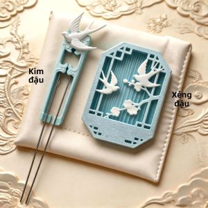 SRRMHYN | Công Cụ Đặt Bean Đôi Kim Mượt Mà Thẩm Mỹ