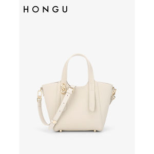 Red Valley Large Capacity Leather Tote Bag Womens Simple Fashion Shoulder Crossbody Bag Soft Handbag Casual Bucket Shape