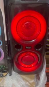 New PartyBox RGB lighting outdoor Bluetooth speaker TTD-2809 DUEL 8 INCH Party Speaker Bluetooth Wireless with Microphone & Remote Control
