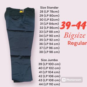 celana formal/kantor twist bigsize 39-44 regular