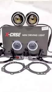 SEPASANG BILED FOGLAMP 3 WARNA XCASE DEVIL EYE 3 INCH 60 WATT PNP 3 INCH