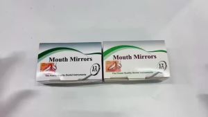 12pcs/Box Dental Stainless Steel Mouth Mirror Head Odontoscope Mirror Reflector Dentist Equipment Oral Teeth Exam Care Mirrors