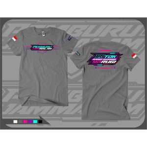 MH TREND Kaos Pemburu Jam Malam - Kaos Kata Kata Pria dan Wanita