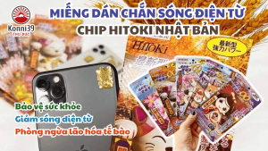 MIẾNG DÁN CHỐNG BỨC XẠ ĐIỆN TỪ NGĂN BỨC XẠ MÁY TÍNH VÀ ĐIỆN THOẠI HITOKI NHẬT BẢN