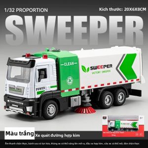 JUANNUO | Mô Hình Xe Rác Điện Tử Kích Cỡ Lớn