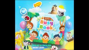Montessori Malay & English Busy Book/Quiet Book/Preschool Learning & Activity Board Book for Toddler Children Kids Baby