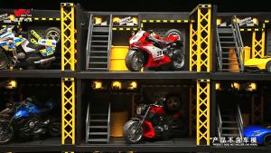 Diecast Miniatur Diorama - Diecast Diorama DIY Miniatur Parking Lot 1:32 Terdapat Lampu LED - Pajangan Mobil Miniatur Diorama Premium Bengkel Mobil Skala 1:24