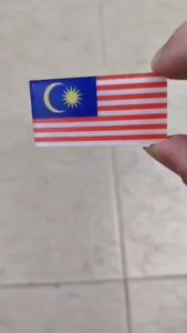 READY STOCKS Malaysia new badges PIN 5cm X2.5cm