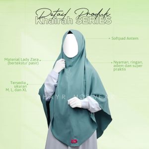 Khayr Moswear Hijab Khairah Bergo Instant Syari