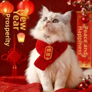 7o | Khăn Quàng Đỏ Dễ Thương Cho Thú Cưng