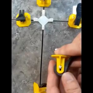 50 Buah Alat Pasang Keramik Perata Keramik Putar Reusable Tile Leveling SPACER Tile Leveling System Locator Lantai Keramik Reusable Tile Leveling Alat Pengatur Jarak Perata Keramik