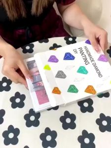 DIY Tulip Flower Diamond Painting With Frame Tabletop Decor Educational Toy or Holiday birthday gift