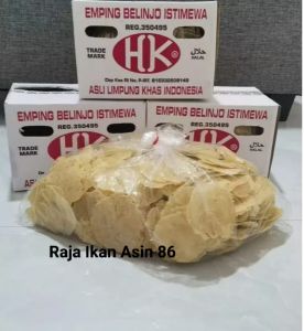 Emping HK Melinjo Asli Super Kualitas Terbaik Tipis dan dijamin Mekar dan Renyah