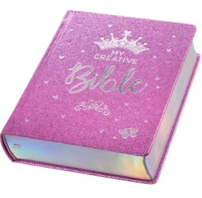 ESV My Creative Bible For Girls Purple Glitter Cloth Hardcover
