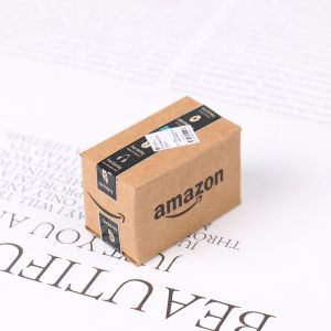 EELHOE | Single Mini Express Delivery Box Model 1/12 Scale Dollhouse Mini Gift Box Decorative Toy Accessories For Doll Scene Layout