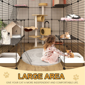 DIY 111*39*73CMCat cage small pet cage