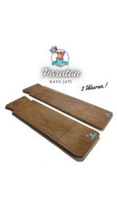 Set Parutan Kelapa Kayu Jati Desain Gaya Rumah Tangga 2 Ukuran
