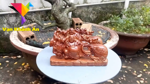Tượng Trang Trí Taplo - Tượng Để Xe -Tượng Phật Mini - Phật Di Lặc Đẹp - Tượng Phật Decor - Gỗ Decor - Vật Phẩm Phong Thủy Để Bàn