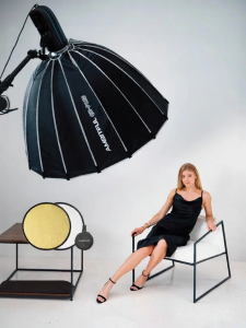 AMBITFUL | Deep Parabolic Softbox Light Box 120cm