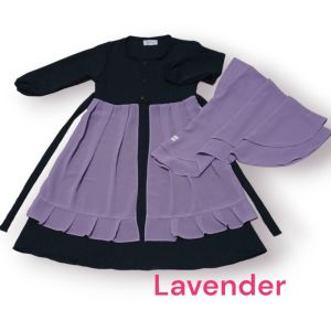 GAMIS Anak Perempuan PRINCESS SET HIJAB 1-6 tahun.