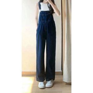 Overall Jeans Korean Navy