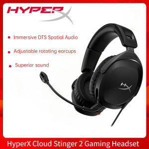Original HyperX Cloud Stinger 2 Gaming Headset DTS Headphone:X Spatial Audio Lightweight Over-Ear Headset with mic