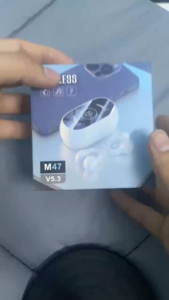 Tai Nghe Không Dây M47 - Bluetooth 5.4 Kẹp Tai Tiện Lợi Pin Trâu Âm Thanh To Rõ Màn LED Rõ Ràng