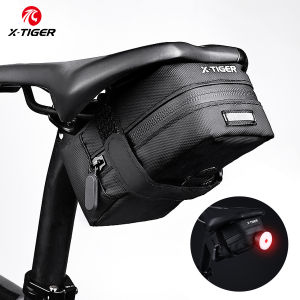X-TIGER Mini Bicycle Saddle Bag 0.7L Portable Rainproof Tail Bag MTB Mountain Road Bike Tool kit Repair Bag With Reflective