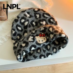 Women Warm Thick Winter Autumn Korean Style Leopard Pattern Scarf