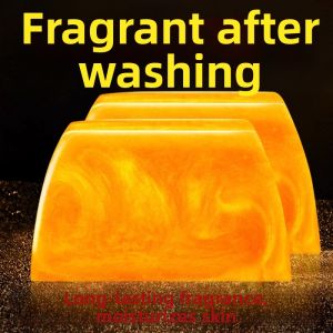 Long Lasting Fragrant Bath Soap with Essential Oils Gold