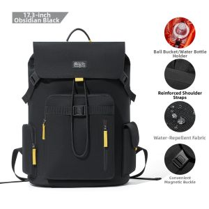 BOSTANTEN | Large Capacity Commuter Backpack for Men and Women 17.3 Inch