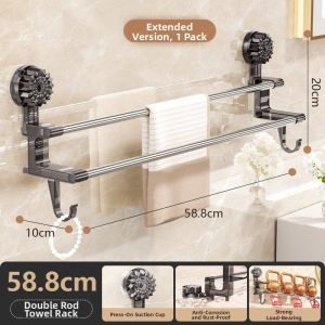 Adjustable Suction No-drilling Towel Rack