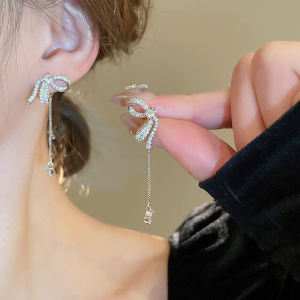 Hoa Tai Tua Rua Hình Bướm Bạc S925 Cho Nữ 2024 Phong Cách Mới Độc Đáo Tự Tin Phụ Kiện Trang Sức Thời Trang