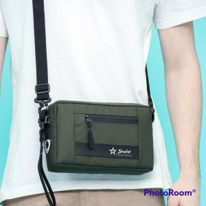 Tas Selempang Waterproof Trendy Slingbag Pria Anti Air Tas Pinggang Pria
