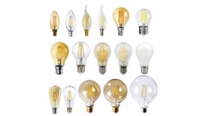 6 Bóng Đèn LED Edison Dây Tóc Retro 4000K 2700K 220V A60 G45 C37 Vintage B22 E27 E14 Đèn Giống Đèn Sợi Đốt Cho Trang Trí Nhà Cửa