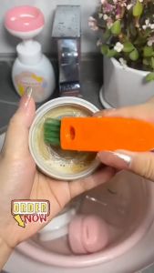 3 in 1 Multifunctional Kitchen Mini Cup Glass Cover Cleaning Brush Tool