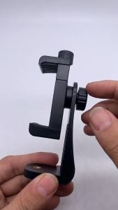 Đầu Kẹp Gắn Điện Thoại Vặn Bằng Đinh Ốc Kèm Thanh L Dùng Cho Chân Tripod Xoay 360° Tiện Lợi