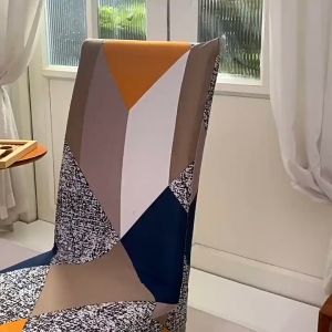 Sarung Kerusi Thick Chair Cover Home Simple Siamese High Elasticity Dining Table Chair Cushion Seat Fabric