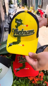 Nón Kết Nam Nữ KaKi Phối Lưới Thêu Logo Chữ Nổi From Chuẩn