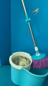 Bộ lau nhà 360 độ PHÚC HƯNG PHÁT có 1 thùng lau 2 bông lau 1 cây lau