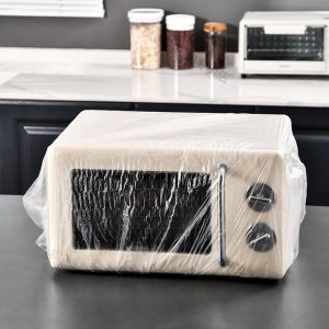 Kitchen Dust Cover Transparent Film Settle Dirt Seal Strong Absorption Convenient Stretch Household Hygiene Furniture Oil Resistant