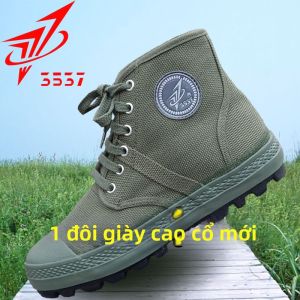 Giày Bảo Hộ Lao Động Chống Mòn Chống Trượt Cổ Cao